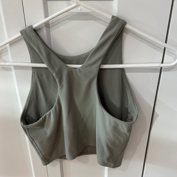 Athleta Cropped Tank Top in Sage - Picture 2 of 4